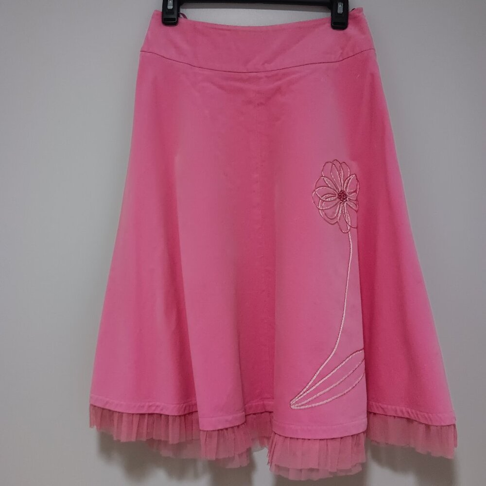 DS lab cotton skirt in pink - sz 2